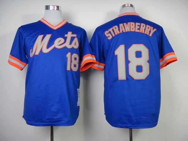 New York Mets #18 Strawberry 1983 Mitchell And Ness Throwback Blue Pullover Stitched MLB Jersey Sanguo,We sell and wholesale New York Mets #18 Strawberry 1983 Mitchell And Ness Throwback Blue Pullover Stitched MLB Jersey Sanguo on line form chian!